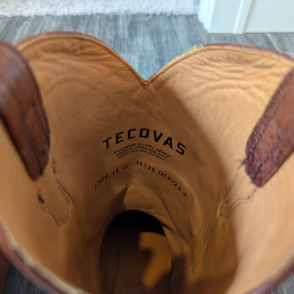 Tecovas Brown Leather Cowboy Boots - The Weston - Picture 3 of 7